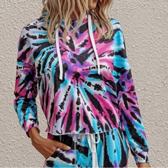 Adorable Tie Dye Hoodie - Picture 7 of 10